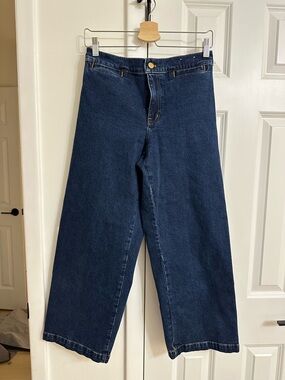 Madewell emmett wide leg jean petite size 27